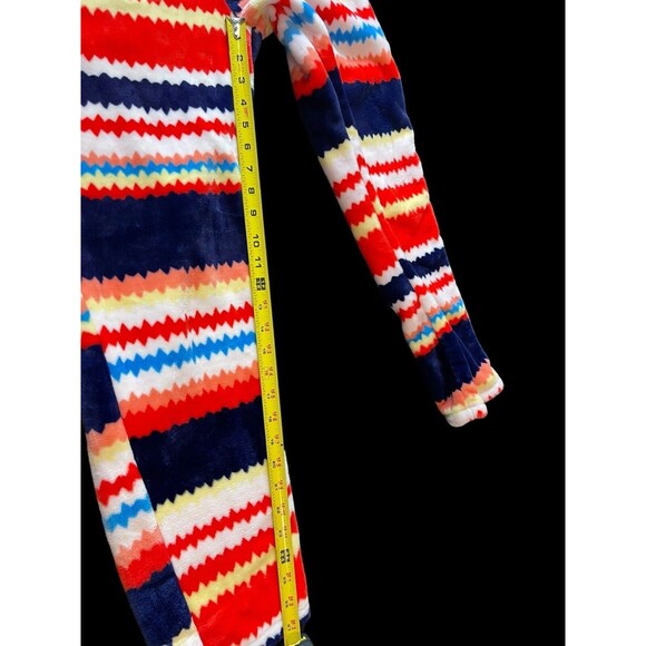 Rou Phang Extra Warm Soft Red Stripe Long Sleeve Top Bottom Pajama Lounge Set L - Picture 14 of 16